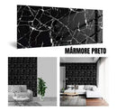 Placa Adesiva 3D de Mármore Resistente e Durável